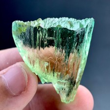 Hiddenite Etched Kunzite Crystal specimen From Afghanistan | 84 Carat picture