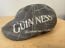 Guinness Plaid Classic Newsboy Gatsby Flat Hat, S/M, Polyester & Rayon picture