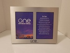 Genuine One Downtown Disney Silver / Gray Picture 7 1/2 x 10 Frame NEW picture