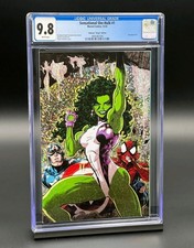 The Sensational She-Hulk #1 (2023) Marvel Comics Kaare Andrews Virgin - CGC 9.8 picture