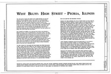 Photo:Peoria Illinois West Bluff High Street 1930s Victorian Homes HABS picture