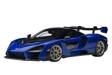 AUTOart 1/18 McLaren Senna Metallic Blue Finished Model 76079 picture