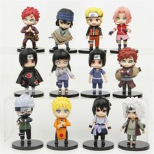 12 Pcs/Set Anime Naruto Kakashi Gaara PVC Action Figure Collectible Toy Gifts picture