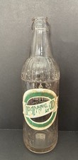 Vintage 1951 Botl-O Clear 12oz ACL Ribbed Soda Bottle..  Rusk, Texas   RARE picture