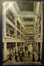 1910s Interior Jenkins Arcade Pittsburg PA Unused Postcard Pittsburgh  picture