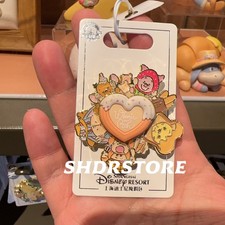 Disney pin authentic 2026 spring winnie the pooh spinner shanghai disneyland picture