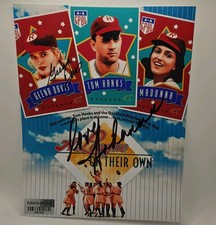 Madonna Geena Davis Signrd A League of Their Own 8x10 Movie Promo Photo picture