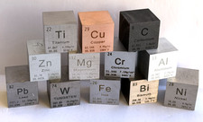 Element Cube Periodic Table 10mm High Density 99% Metal Cube 12 Pack Heavy NEW picture