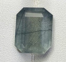 9.50Ct Beautiful Natural Color Routail Quartz Emerald Cut From Pakistan picture