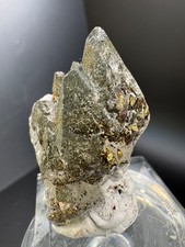 6951 High Quality Super Sparkly Chalcopyrite on Tooth Calcite Morocco 27g picture