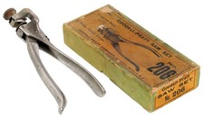Goodell-Pratt Company No. 206 Saw Set - Full Nickel Plating - Original Box picture