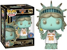 Funko Pop Statue of Liberty x New York Knicks #245 Exclusive +Protector PRESALE picture