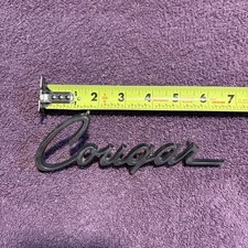 Vintage Original OEM  1960s or 1970s Mercury Cougar Script Emblem picture