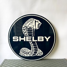 Vintage Shelby Cobra Metal Sign β Muscle Car Garage Decor β XL β’ 19.7