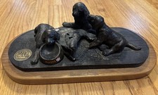 Pheasants Forever Purina Puppy Chow Dogs Sculpture Limited Numbered 2002 Decor picture