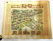 Vintage 1951 Greenfield Village Poster Edison Outdoor Museum Dearborn, MI Ford picture