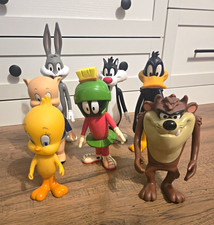 Vintage 1990 1993 Warner Bros Studio Store Looney Tunes Figures Lot of 7 picture