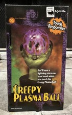 Vintage 2001 Creepy Plasma Globe w/ Monster Hand By Gemmy Touch Responsive NIB picture