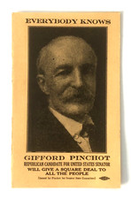 VINTAGE RARE HTF 1926 GIFFORD PINCHOT PROMOTIONAL BOOKLET FOR SENATOR PA VS VARE picture