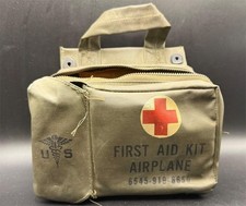 Vintage US Military Airplane First Aid Kit 6545-919-6650 with Contents picture