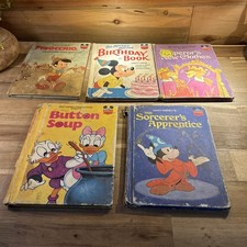 Lot of 6 Vintage Walt Disney Hardcover Books 1970s Wonderful World of Reading picture