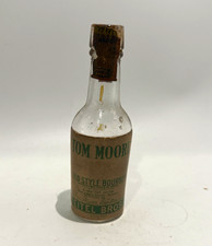 Vintage Tom Moore Old Style Bourbon Mini Bottle Eitel Bros Chicago Empty #A3 picture