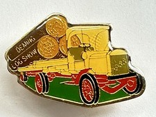 Vintage Deming Log Show 1988 Pin Event Benefiting Busted Up Loggers Deming WA picture