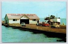 Put In Bay Ohio OH Catawba Point Ferry Dock Miller Boat Line Postcard c1950s picture