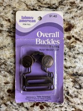 vintage Talon American Overall Buckles picture