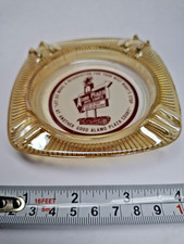 Vintage Alamo Plaza Hotel Courts 4 Lobe Glass Ashtray picture