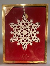 Lenox 2002 Snow fantasies Snowflake Ornament picture