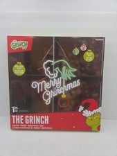 The Grinch Merry Grinchmas Neon Style Lighted Sign 15.3