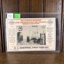 Atq 1927 ACME Precision X-Ray Physical Therapy Medical Equipment Picture AD picture