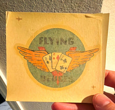 ✈️ Vintage Superior Decalcomania Co. “Flying” Wings Decal – Original Piece picture