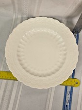 CRAZED Spode England Jewel Dinner Plate White Cream 10 5/8