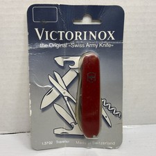 Victorinox Swiss Army Knife Traveler Vintage In Original Packaging picture