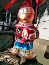 Vintage Waterford Holiday Heirlooms Gingerbread Boy Ornament New with tag in Box picture