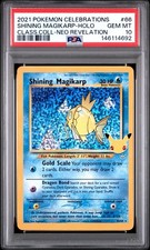 Pokémon 2021 Celebrations Classic Collection Shining Magikarp Holo 66/64 PSA 10 picture