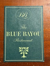 The Blue Bayou Restaurant New Orleans Disneyland Pirates of the Caribbean Menu picture