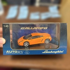 Lamborghini Gallardo 1:43 Autoart Orange Diecast Model Car, Excellent picture