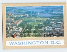 Postcard Panoramic View Of Washington DC picture