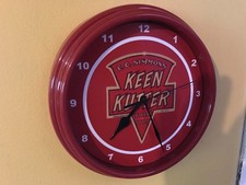Keen Kutter Knife Scissors Hardware Store Shop Advertising Clock Sign picture