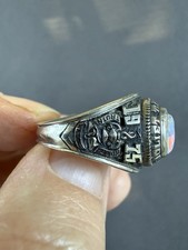 Vintage 1975 Gold Lance 10K (6.5 gram) Ring Joliet Township Central High School picture