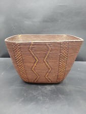 ATQ LARGE Native American First Nation Imbricated Thompson River Salish Basket picture