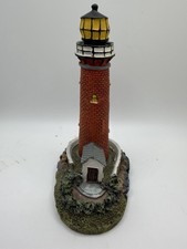 Lighthouse  Figurine Decorative Red w/ House 5 Inch By Tradewind Bay picture