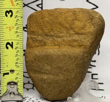 Ancient Man Made Authentic Carved Stone Effigy 6.1 oz • VA picture
