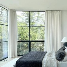 TWOPAGES Liz Linen Drape Pleated Curtains (2) 84