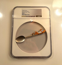 NGC MS 69 Kellogg's Frosted Flakes Tony the Tiger 2024 Engraved Silver Spoon  picture