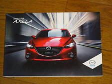 October 2014 Mazda Axela Catalog picture