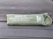 Sealed US Military Issue Vietnam Era Parachute SURVIVAL KIT , COMPLETE picture
